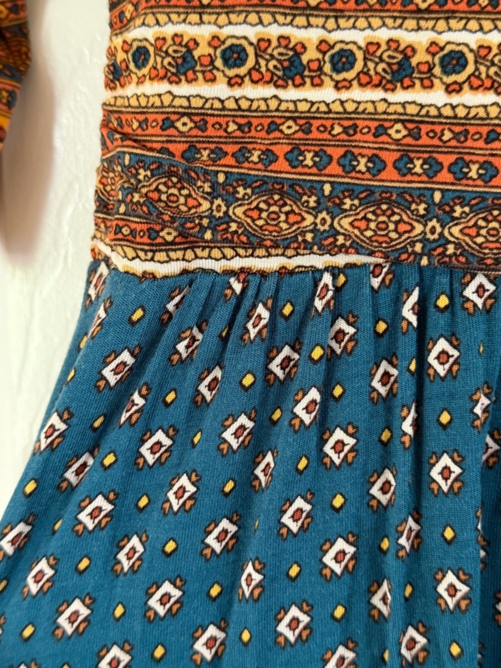 Anthropologie Maeve Beloved Tie Front Midi Dress Women’s XS Boho Indie Sleaze - Picture 5 of 11